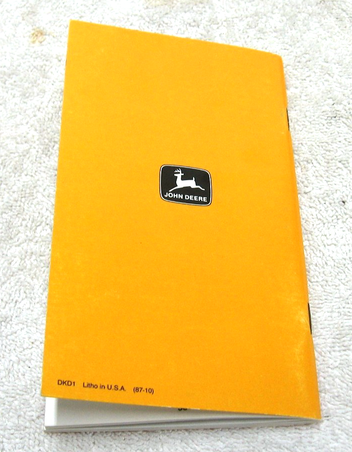 1988 JOHN DEERE POCKET LEDGER BROCHURE SCHMIDT IMPLEMENT SALEM WI | eBay