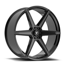 22 Fittipaldi Street Fs373b Gloss Black 22x9.5 Wheel 6x5.5 25mm Truck Suv Rim
