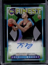 2023-24 Topps Finest Kris Murray Flashback Auto RC Black Refractor Rookie #/25