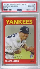2019-20 Topps 582 Montgomery Club Set 1 Chance Adams #19 PSA 10 GEM MT 1c7