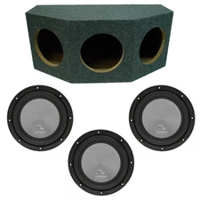Harmony Audio A102 Triple 10" Subwoofer Loaded 2400 Watt Sub Box Enclosure New