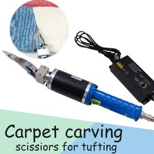 Electric Carpet Rug Carving Scissors Rug Trimming Rug Tufting Grooving Machine