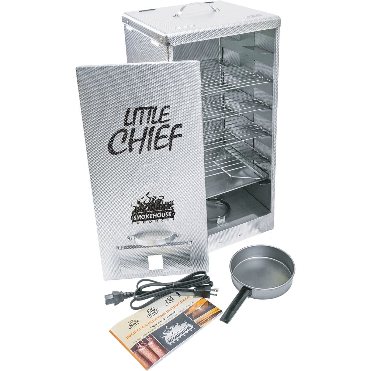 Little Chief 24.5 In. H. 250-Watt Vertical Front Load Electric Smoker Smokehouse