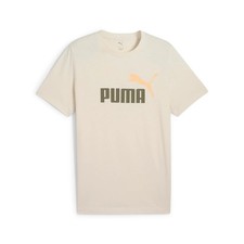 Image of Puma Men's T-Shirt - Ess 2 Color No. 1 Logo Tee, Round Neck, Short Sleeve, Solid