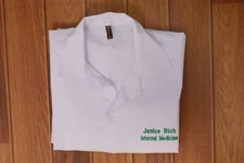 Personalized Custom Embroidered Doctor Coat  Put Your Name S-2XL UniSex