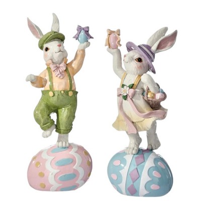 Regency Bunny on Egg Easter Set MT26610