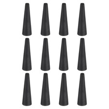Rubber Stoppers 3.5mm to 9mm 12 Pcs 30mm Solid Tapered Lab Rubber Plugs