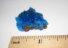 1.1" SMALL RARE NATURAL CHALCANTHITE CRYSTAL CLUSTER W/ MATRIX ARIZONA, USA 5.1g — photo 3