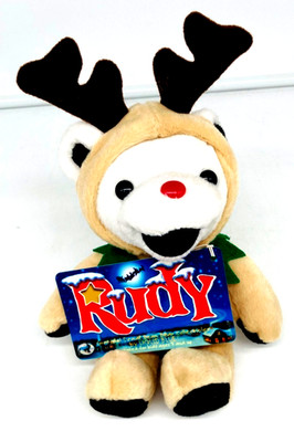 Rudy 7'' Rain dear Grateful Dead Bean Bear Plush Liquid Blue Collectible W/Tag