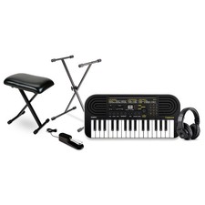 Casio SA51 32Key Mini Portable Keyboard Essentials Bundle