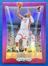 34/99 DWYANE WADE 2023-24 Panini Prizm Deca PURPLE PRIZM Parallel Miami Heat HOF