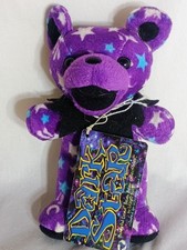 Grateful Dead Dark Star 7" Bean Bear Plush Stuffed Animal Liquid Blue Tag