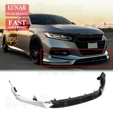 For Honda Accord 2018-2020 Yofer Lunar Silver Metallic Front Bumper Lip Splitter