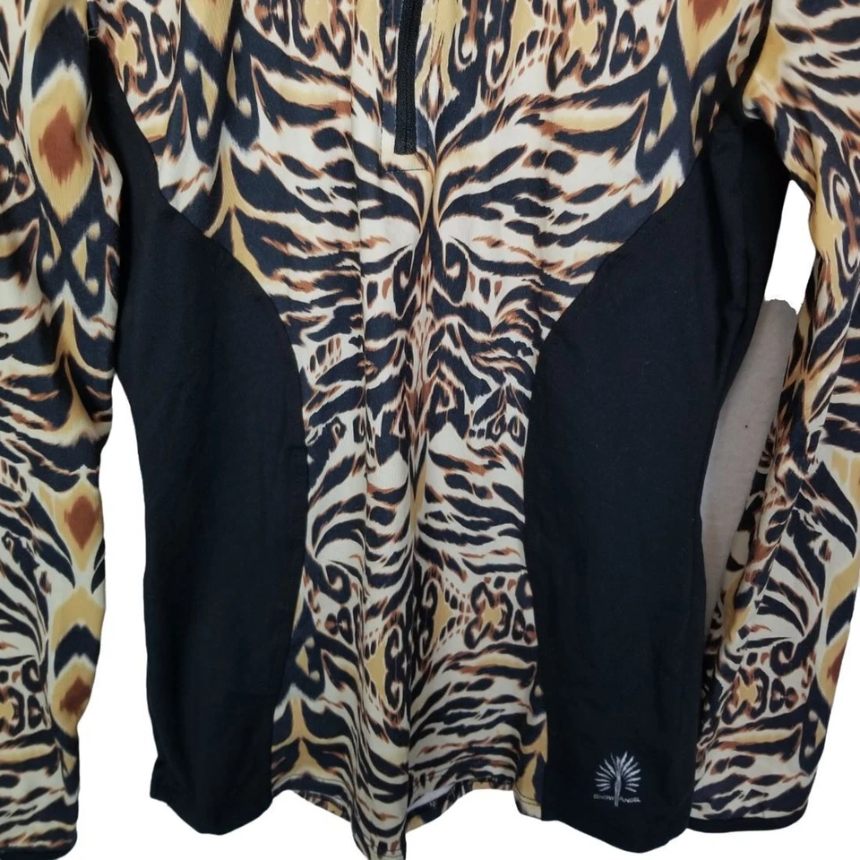 Snow Angel Capa Base Mujer S Capa Base Manga Larga Cuarto Cremallera Pullover Ajustado Foto 4 de 4