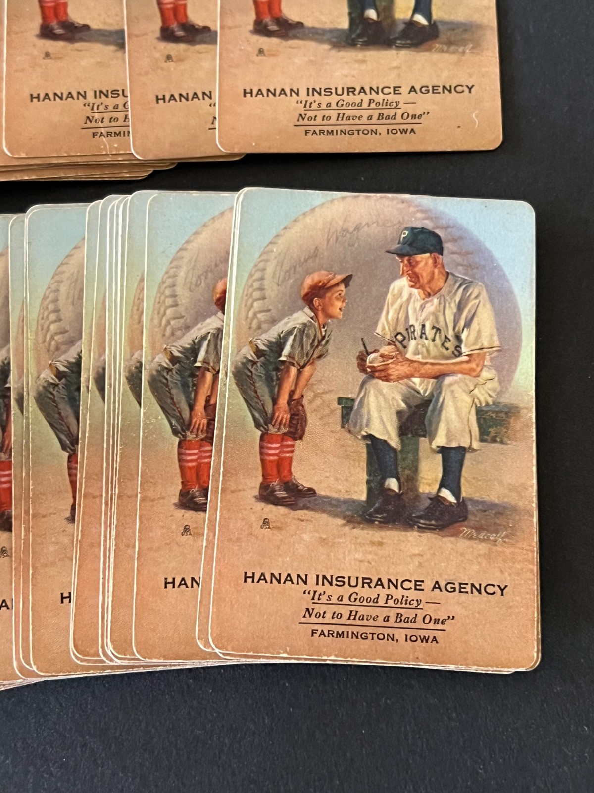 1953 Honus Wagner- Brown & Bigelow- "King of the Diamond" card deck--54 cards view 6