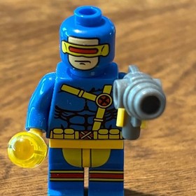 LEGO Marvel Super Heroes X-Men Cyclops Minifigure sh0117 Blue Suit 76022