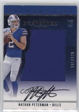 2017 Panini Preferred Rookie Silhouettes 131/199 Nathan Peterman #61 Auto 1t3