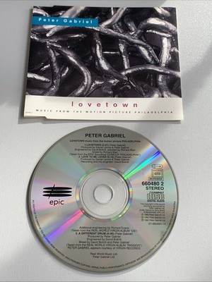 Maxi-CD 3-track Peter Gabriel - Lovetown/Love to be loved/Different drum