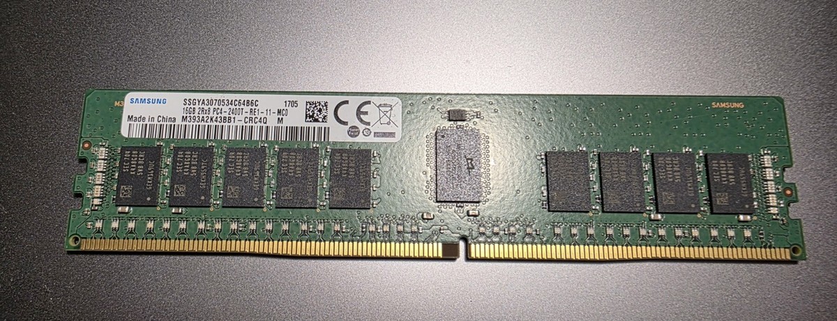 Samsung 16GB DDR4-2400 ECC RDIMM Server RAM M393A2K43BB1-CRC4Q | eBay