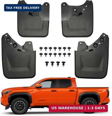 Mud Flaps Splash Guards Fit for Toyota Tacoma 2024-2026, 4PCS No Drilling Pickup
