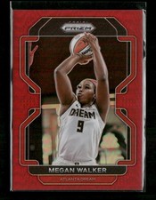 Megan Walker 2022 Panini Prizm WNBA Red #120 #/199 Atlanta Dream