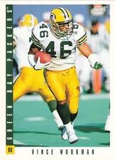 Vince Workman 1993 Score #39 Green Bay Packers Football