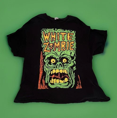 WHITE ZOMBIE shirt XL official - rob zombie hallowee Vintage vintage concert t-shirt, vintage, size XL, single stitch, B+ condition
