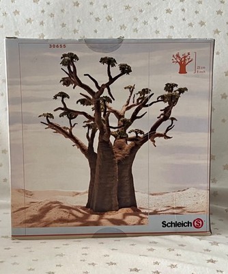 NEW Schleich Baobab Tree + NEW Schleich Acacia Tree
