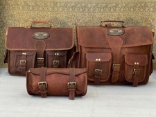 15 pollici x grandi borse in pelle per moto borse lato sella 3 borse borse