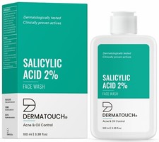 DERMATOUCH Salicylic Acid 2 Face Wash  For Acne  Oil Control  Suitable to Al