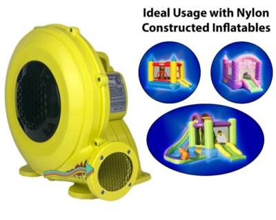W-2L Air Pump Inflatable Bounce House Fan Blower Motor Working Light Fas  S90E031