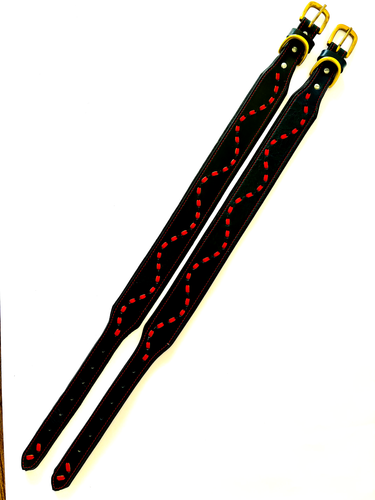 Collar de perro de cuero hecho a mano genuino Shwaan collar para mascotas collar principal - Imagen 1 de 21