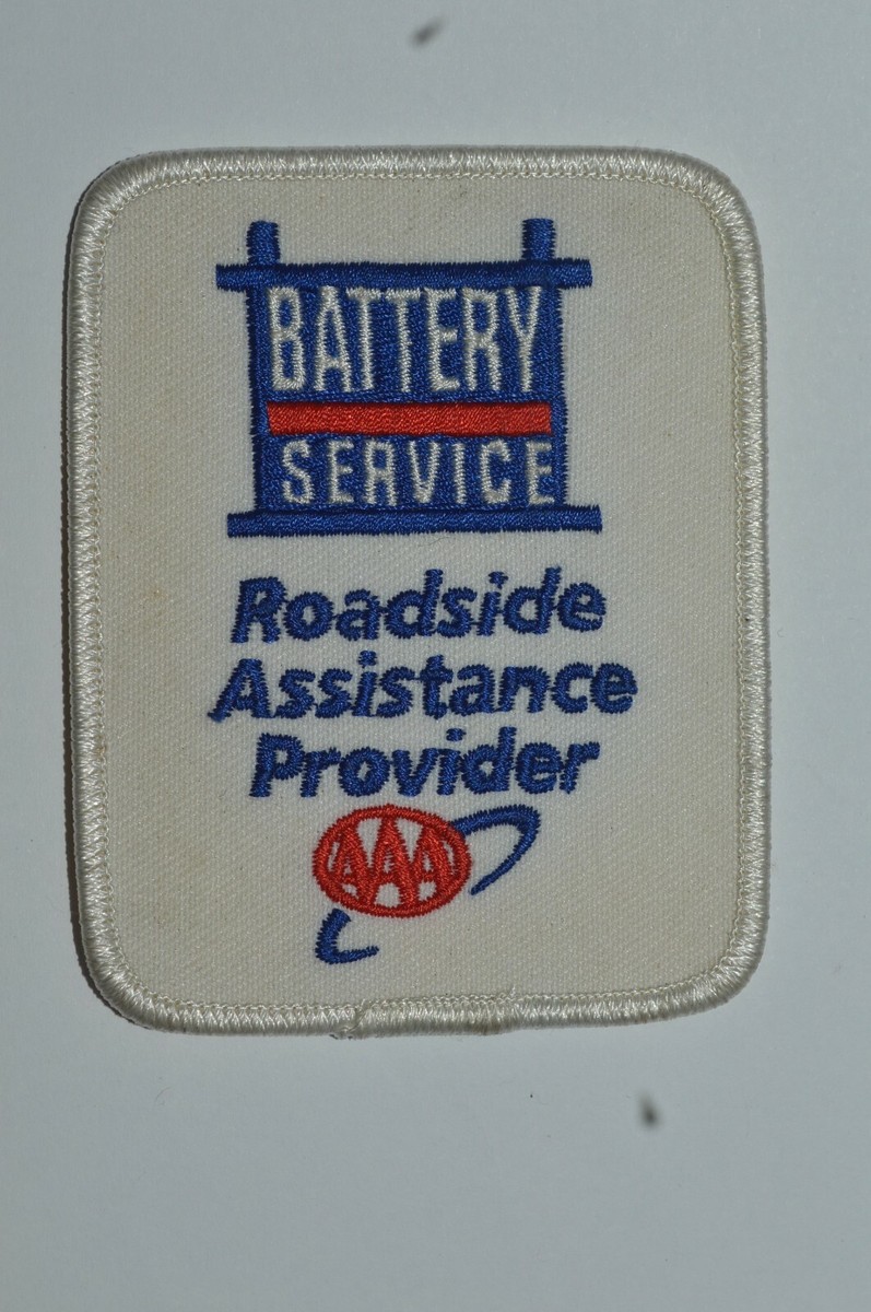 AAA Battery Service Roadside Assistance Provider Embroidered