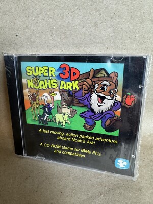 Super 3D Noahs Ark PC copy New Sealed Game Disc Rare
