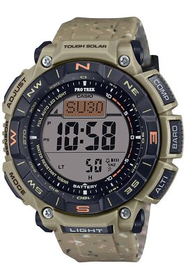 CASIO PRO TREK PRG-340SC-5JF Climber Solar Compass Outdoor Digital Watch FS NEW 