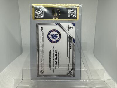 2021/22Kai Havertz Topps Chrome Auto Numbered to /150! Grade 2021/22Kai Havertz Topps Chrome Auto Numbered to /150! Grade