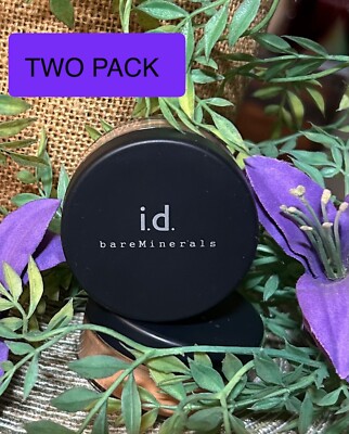 TWO PACK bareMinerals Loose Powder Foundation *Med Beige  *SPF 15  9g/.3oz   NOS
