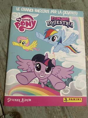 Album Sticker MY LITTLE PONY EXPLORE EQUESTRIA PANINI COMICS Empty Album Italy