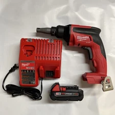 Milwaukee 2866-20 M18 v Fuel Cordless Drywall Screw Gun w Battery + Charger NEW