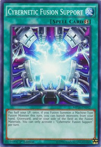 Cybernetic Fusion Support - MP16-EN042 - Common - 1st Edition x3 - Near Mint