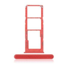 For Samsung Galaxy A12 A125F Replacement Dual Sim Card Tray (Red)