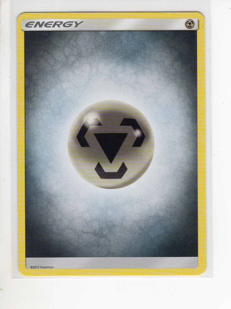 2017 METAL ENERGY SUN & MOON BASE SET UN-NUMBERED POKEMON CARD LP