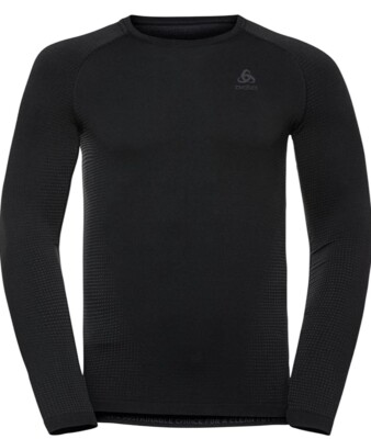Odlo Women BL TOP Crew neck l/s PERFORMANCE WARM EC in Black - XL