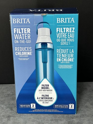 2 BRITA BB10 Premium Filtering 26 oz Water Bottles w/ Filters, + 4 Filters! NEW! - Picture 6 of 6