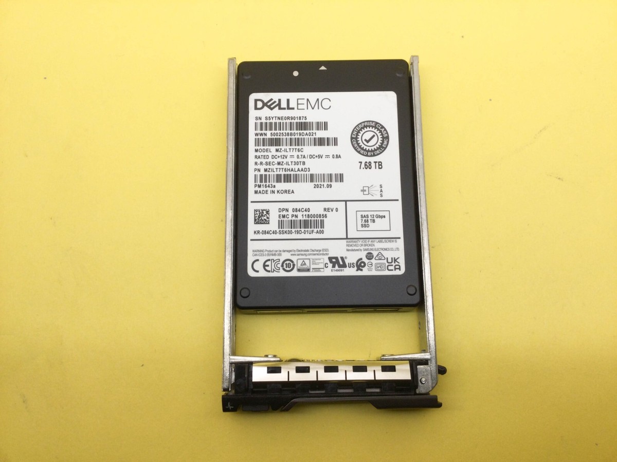 84C40 Dell 7.68TB SAS 12Gbps Read Intensive 2.5