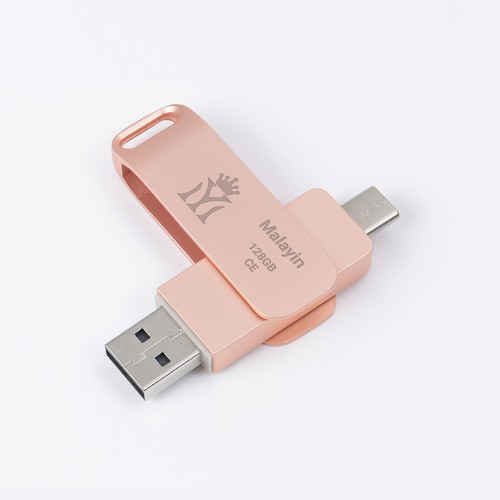 Clé USB C Maleyin double USB-A 3.0 clé USB clé USB 32 64 128 256 Go - Photo 8/8