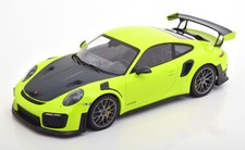 PORSCHE 911 991 II GT2 RS 2018 LIGHT GREEN CARBON MINICHAMPS 155068309 1:18