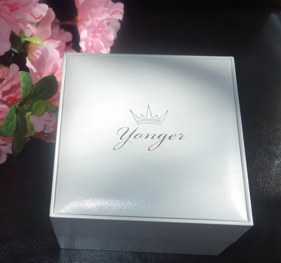 Reloj de cuero negro Yonger and Bresson JULIETTE para mujer DCC1484/01 nuevo Foto 4 de 4