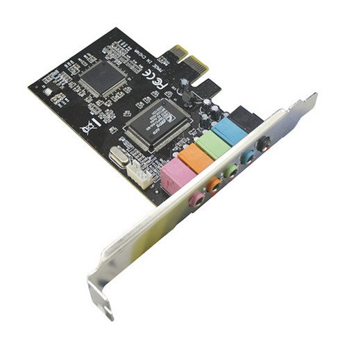 Chipset PCI-E 5.1ch carte son numérique audio carte son solide 5,1 PCI Express x1 - Photo 10/12