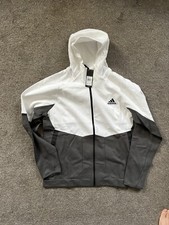 adidas game day hoodie size xl bnwt white